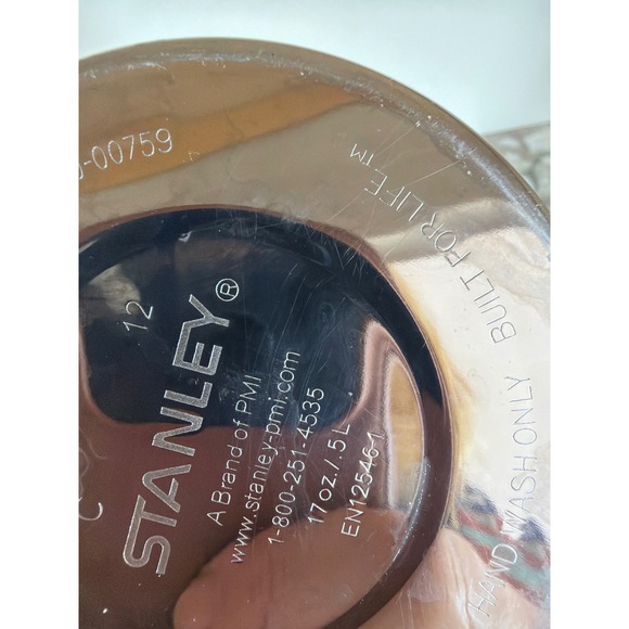 Stanley 17oz Vacuum Insulated Food Jar Red Stainless Steel Thermos EN12546-1 - Picture 6 of 6